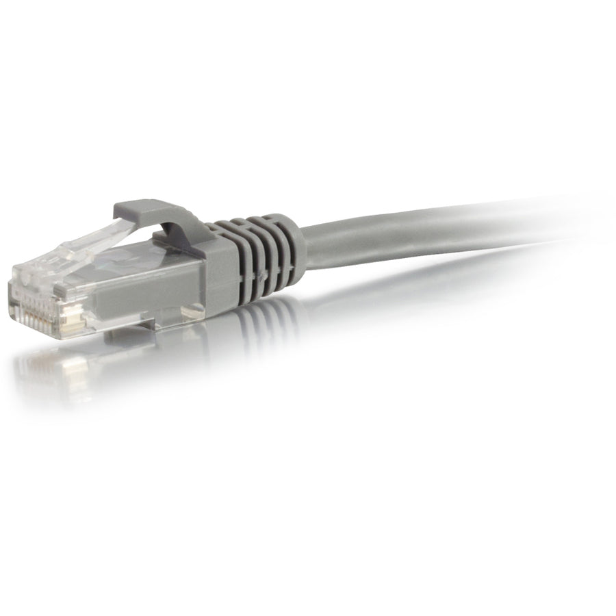 C2G 10ft Cat5e Ethernet Cable - Snagless Unshielded (UTP) - Gray — 15199