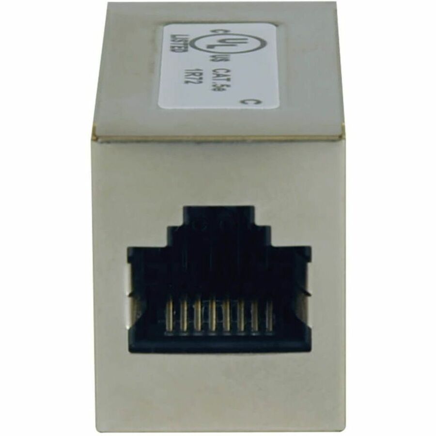 Tripp Lite by Eaton Cat5e Cat5 Straight Through Modular Shielded In-Line Coupler RJ45 F/F — N032-001