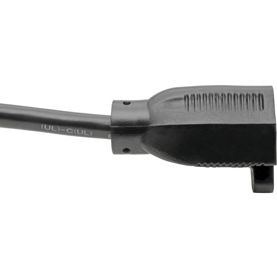 Eaton Tripp Lite Series NEMA 5-15R to C14 Computer AC Power Cable - 13A, 125V, 16 AWG, 2 ft. (0.61 m), Black — P002-002