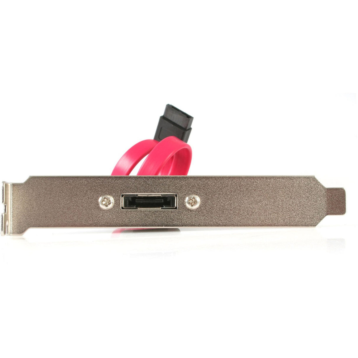 StarTech.com 1 Port SATA to eSATA Slot Plate Bracket - Serial ATA internal to external panel - 7 pin Serial ATA - 7 pin external Serial ATA - 30 cm — ESATAPLATE1
