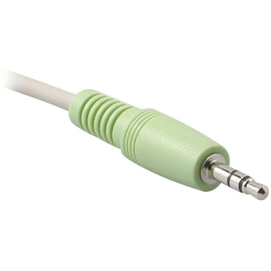 C2G 6ft 3.5mm M/M Stereo Audio Cable (PC-99 Color-Coded) — 27411