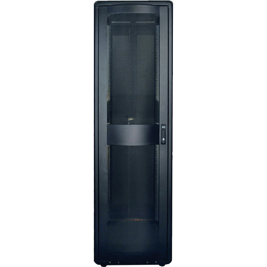 Tripp Lite by Eaton 42U SmartRack Standard-Depth Rack Enclosure Cabinet with doors, side panels & shock pallet shipping — SR42UBSP1
