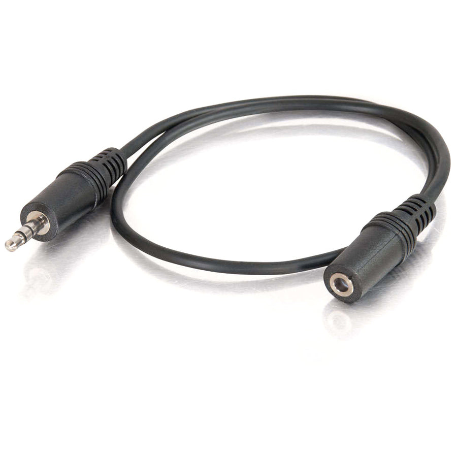 C2G 1.5ft 3.5mm M/F Stereo Audio Extension Cable — 40405