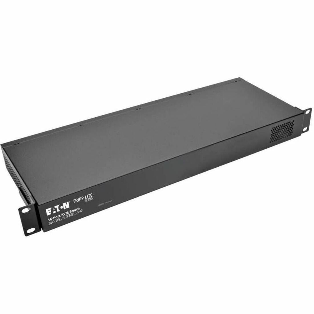 Eaton Tripp Lite Series NetCommander 16-Port Cat5 KVM over IP Switch - 1 Remote + 1 Local User, 1U Rack-Mount, TAA — B072-016-1-IP