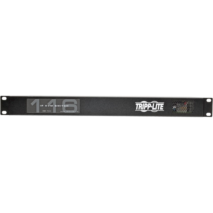 Eaton Tripp Lite Series NetCommander 16-Port Cat5 KVM over IP Switch - 1 Remote + 1 Local User, 1U Rack-Mount, TAA — B072-016-1-IP