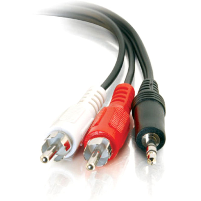 C2G 6ft Value Series One 3.5mm Stereo Male to Two RCA Stereo Male Y-Cable — 40423