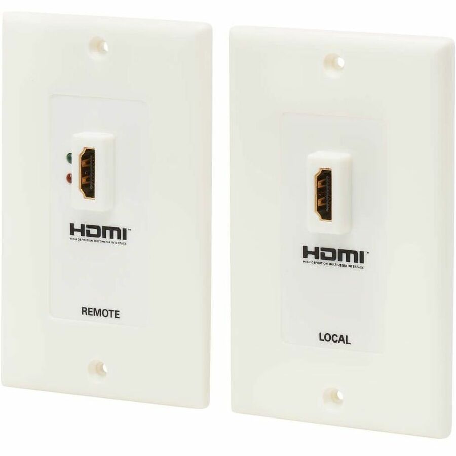 Eaton Tripp Lite Series HDMI over Dual Cat5/Cat6 Extender Wall Plate Kit with Transmitter and Receiver, TAA — P167-000