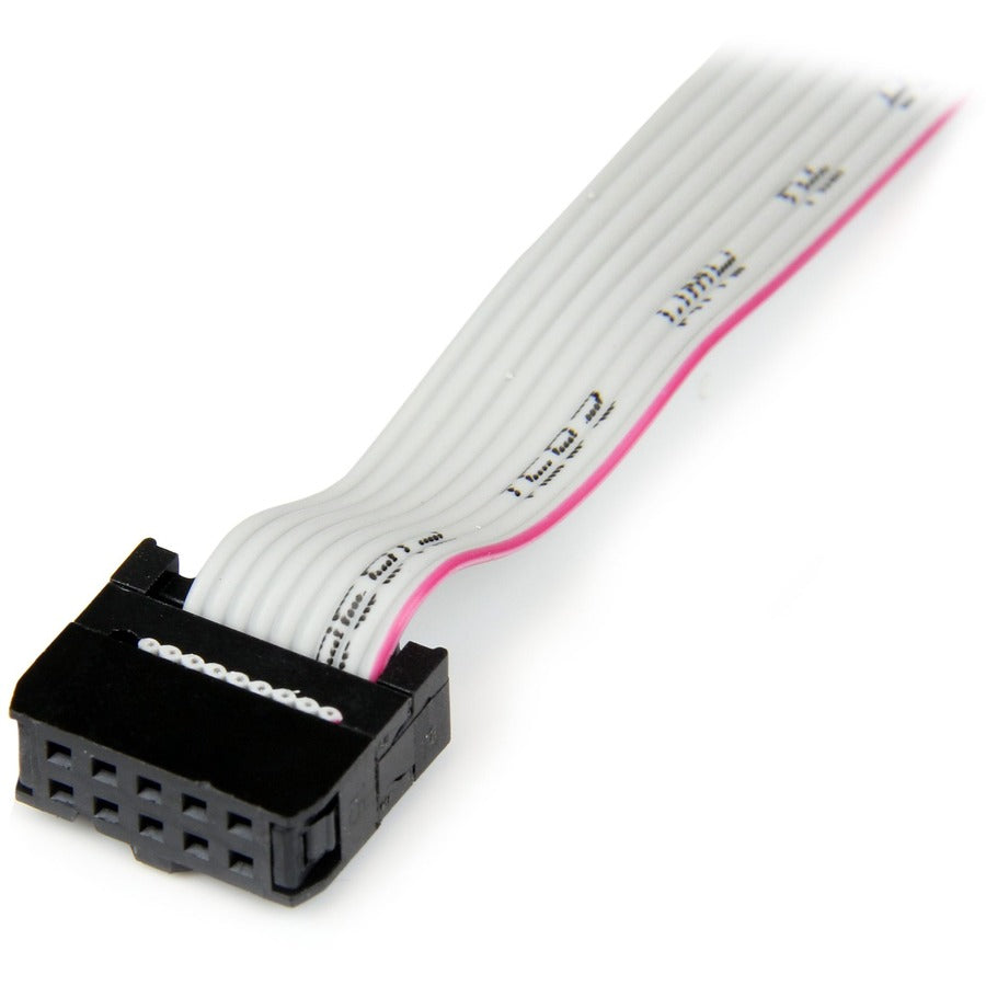 StarTech.com 9-pin Serial to 10-pin Header Slot Plate - Serial panel - DB-9 (M) - 10 pin IDC (F) - 41 cm — PLATE9M16