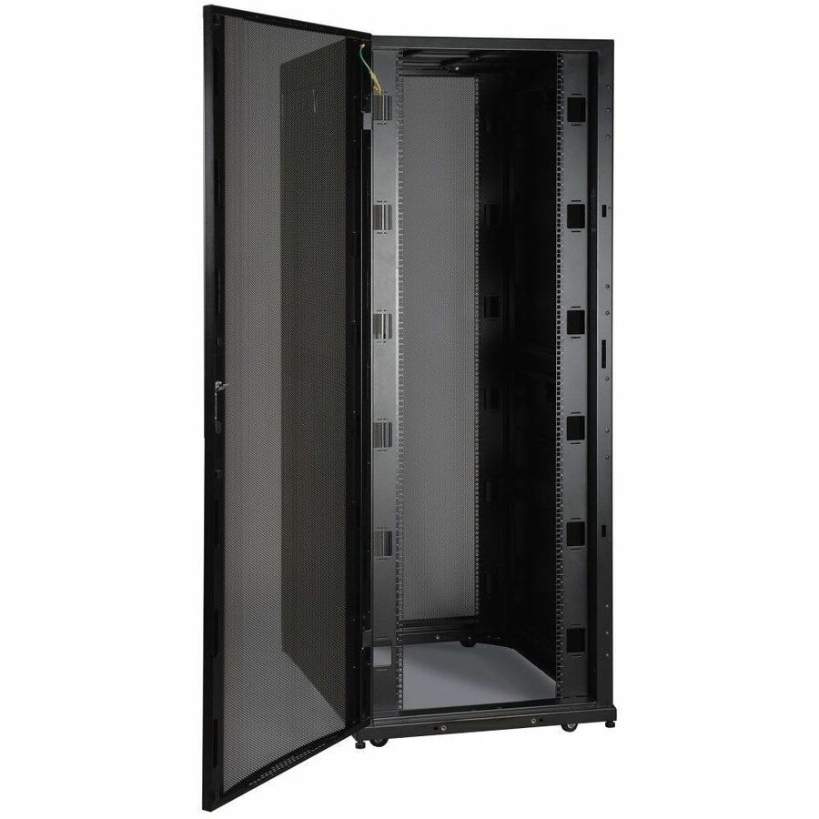 Tripp Lite by Eaton 42U SmartRack Wide Standard-Depth Rack Enclosure Cabinet with Doors and Side Panels — SR42UBWD