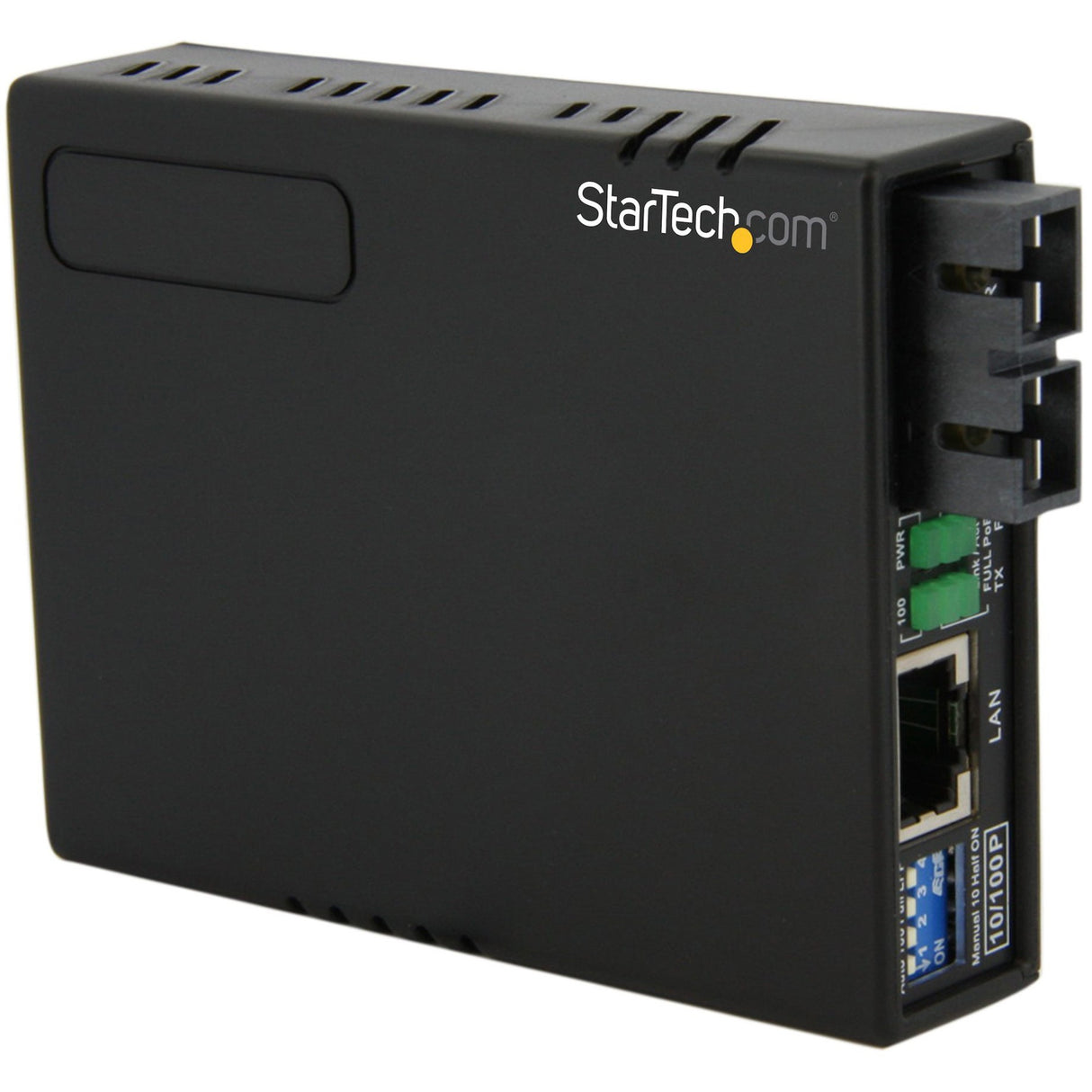 StarTech.com 10/100 Multi Mode Fiber to Ethernet Media Converter SC 2km with PoE — MCM110SC2P