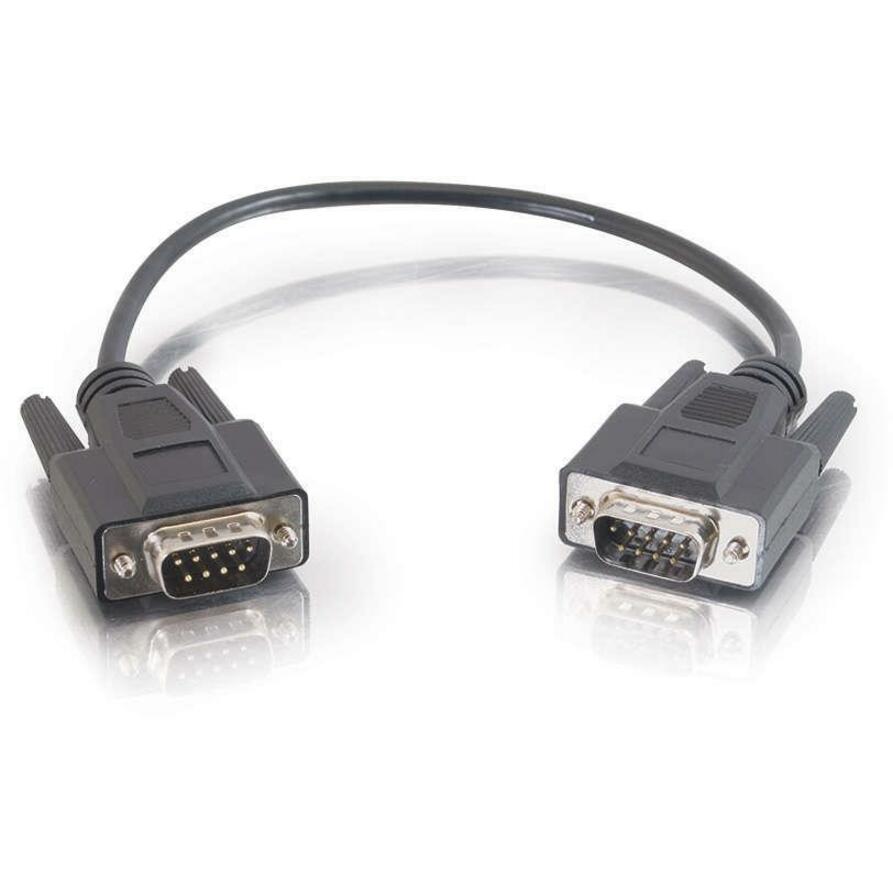 C2G 6ft DB9 M/M Cable - Black — 52087