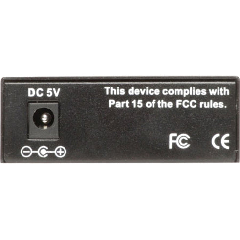 Tripp Lite by Eaton Gigabit Multimode Fiber to Ethernet Media Converter, 10/100/1000 to 1000BaseLX SC, 2km, 1310nm — N785-001-SC
