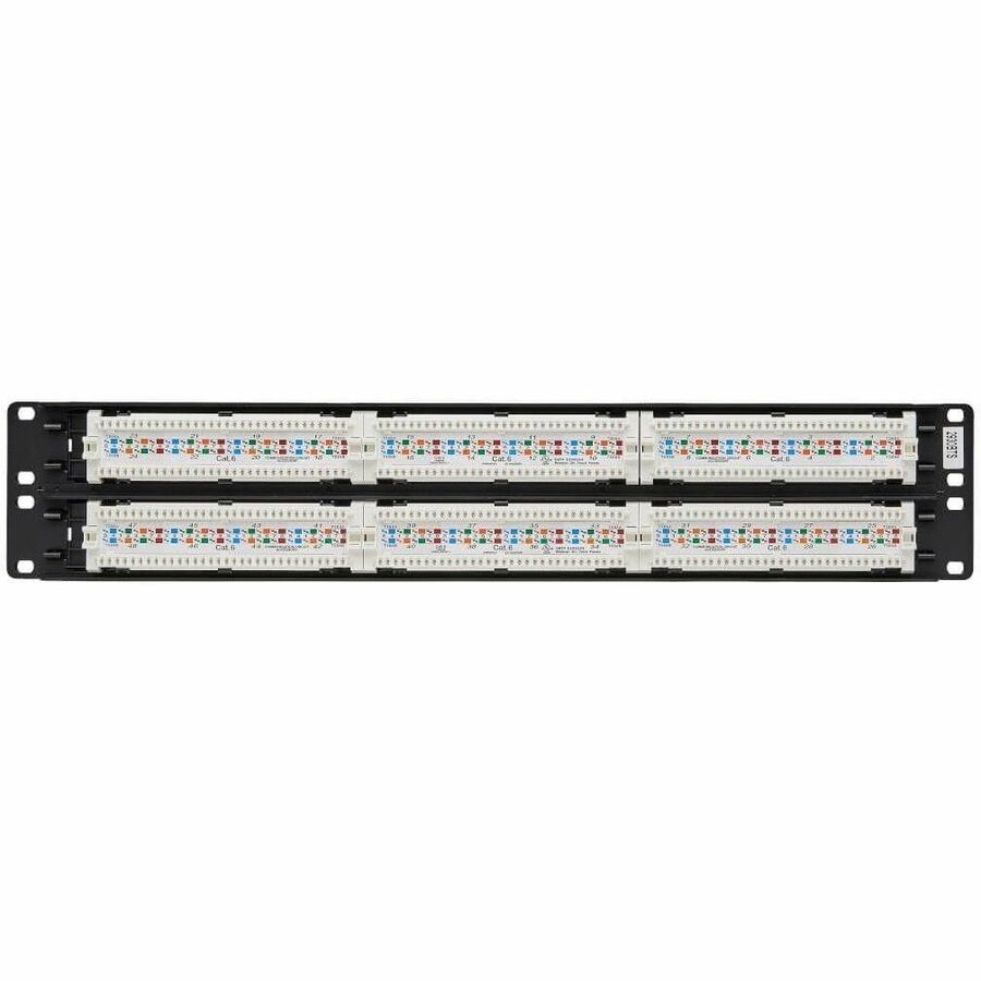 Eaton Tripp Lite Series 48-Port Cat6 Patch Panel - UTP, 110 Punch Down, RJ45, 2U, TAA — N252-048