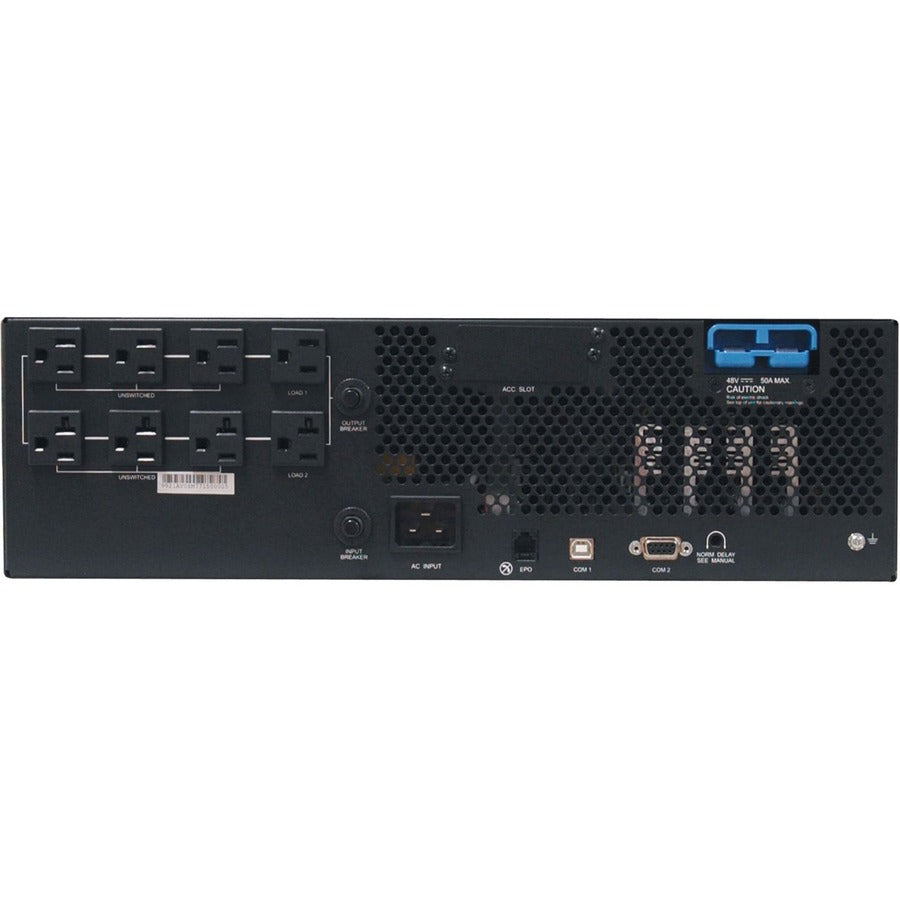 Tripp Lite by Eaton TAA SmartPro 120V 2.2kVA 1.92kW Line-Interactive Sine Wave UPS, 3U, 120/230V input, Network Card Options, USB, DB9 Battery Backup — SM2200RMDVTAA