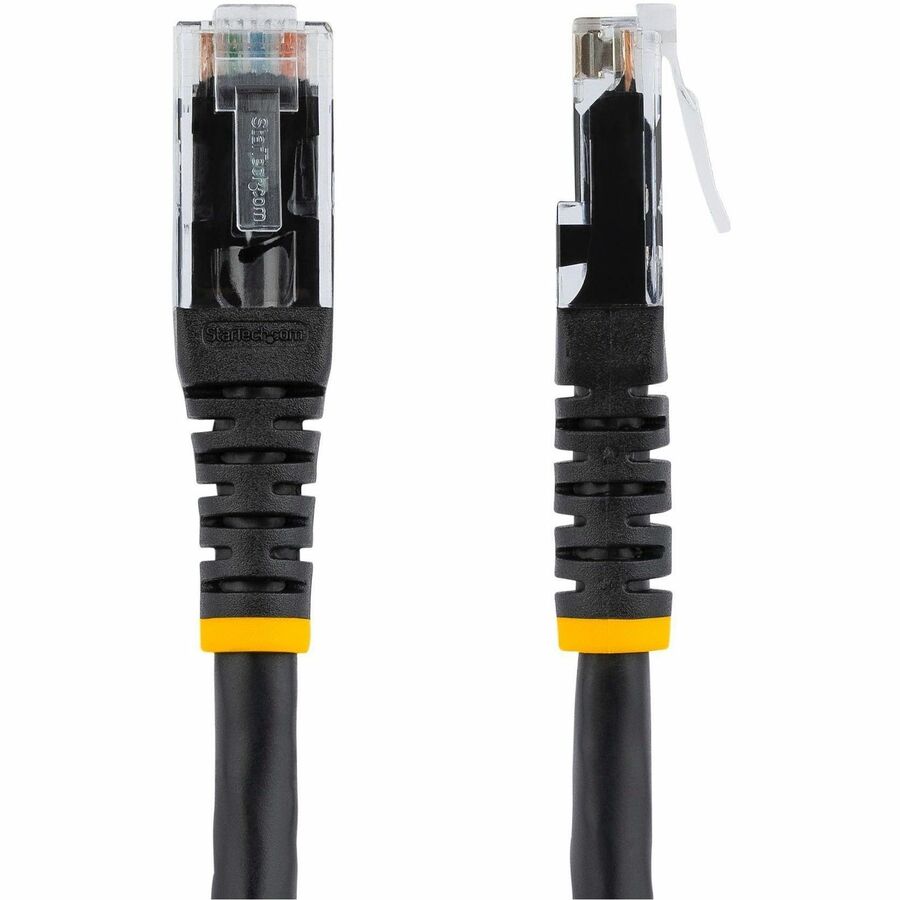 StarTech.com 10ft CAT6 Ethernet Cable - Black Molded Gigabit - 100W PoE UTP 650MHz - Category 6 Patch Cord UL Certified Wiring/TIA — C6PATCH10BK