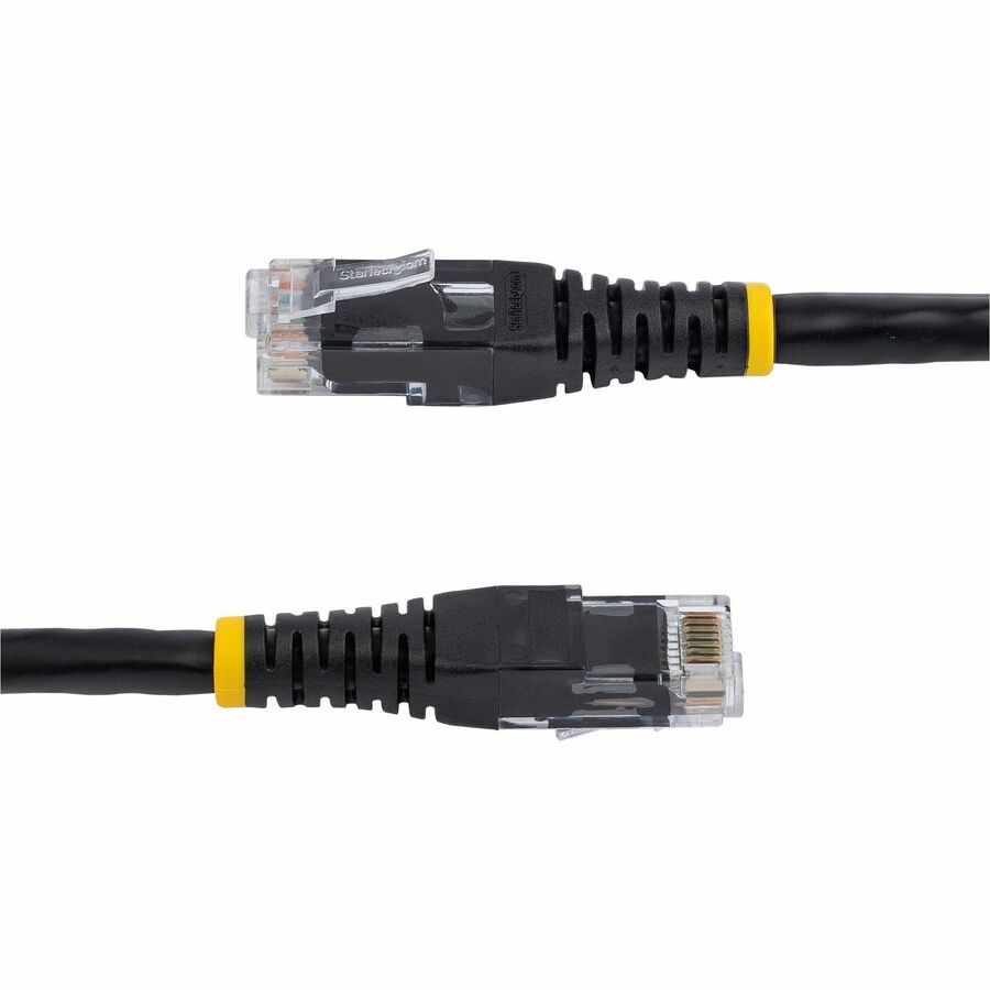 StarTech.com 10ft CAT6 Ethernet Cable - Black Molded Gigabit - 100W PoE UTP 650MHz - Category 6 Patch Cord UL Certified Wiring/TIA — C6PATCH10BK