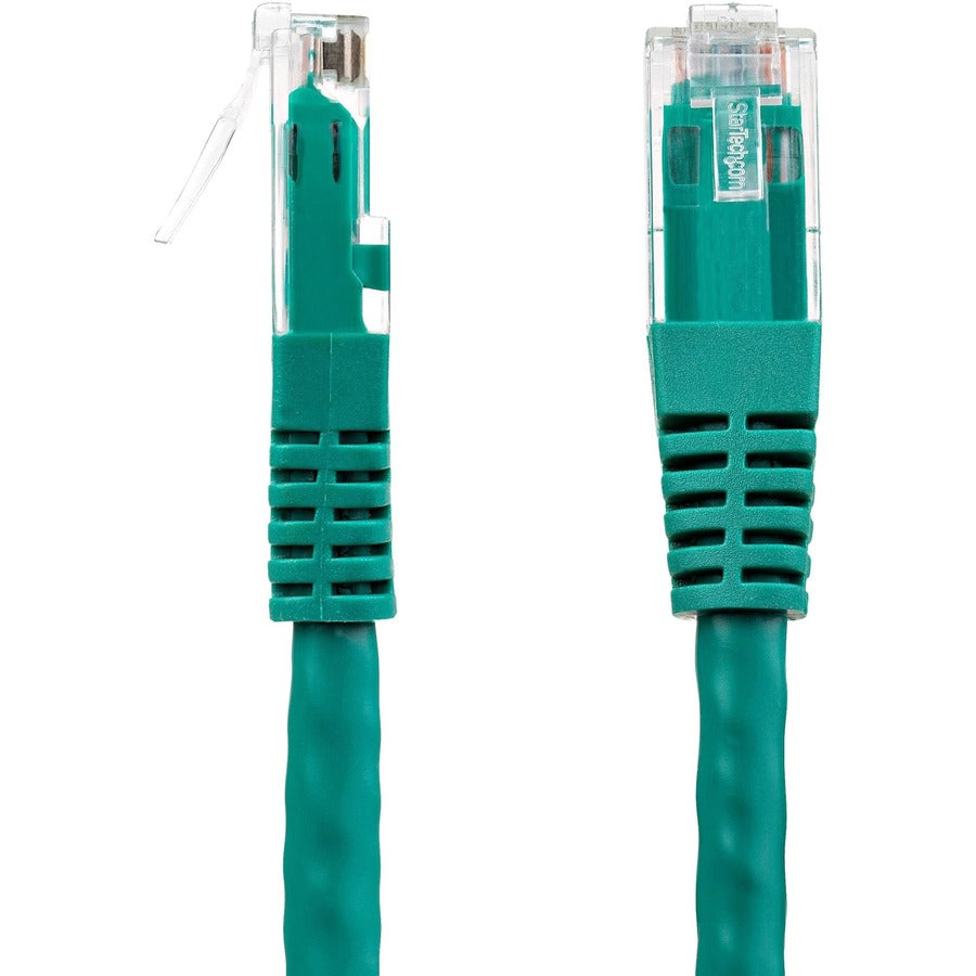StarTech.com 10ft CAT6 Ethernet Cable - Green Molded Gigabit - 100W PoE UTP 650MHz - Category 6 Patch Cord UL Certified Wiring/TIA — C6PATCH10GN