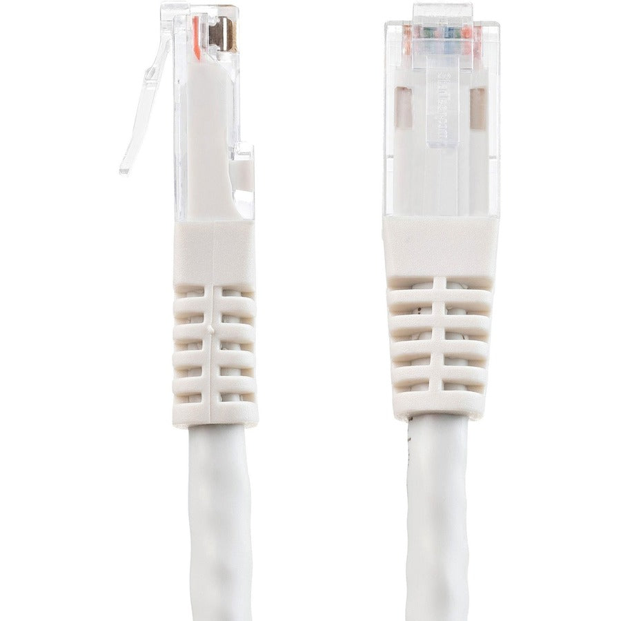 StarTech.com 3ft CAT6 Ethernet Cable - White Molded Gigabit - 100W PoE UTP 650MHz - Category 6 Patch Cord UL Certified Wiring/TIA — C6PATCH3WH