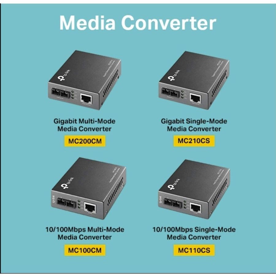 TP-LINK MC100CM - Fast Ethernet SFP to RJ45 Fiber Media Converter — MC100CM