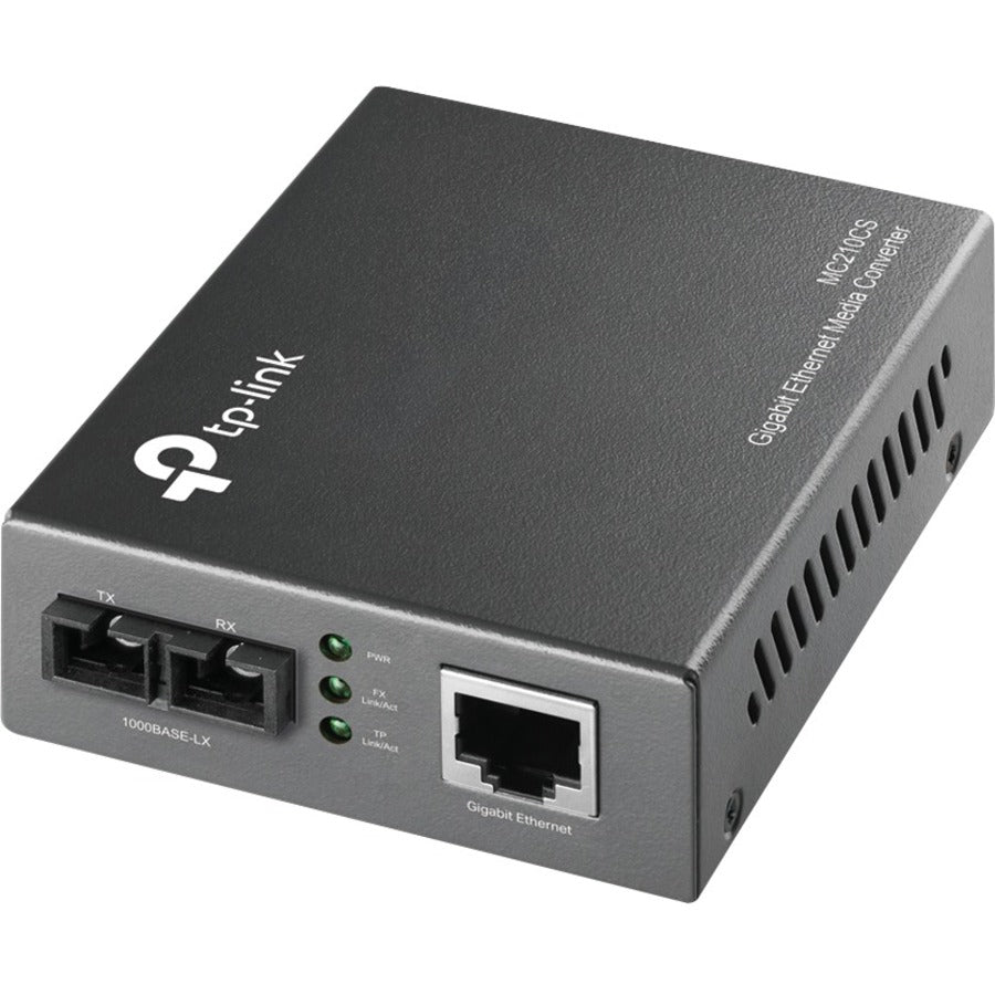 TP-LINK MC210CS - Gigabit SFP to RJ45 Fiber Media Converter - Fiber to Ethernet Converter — MC210CS