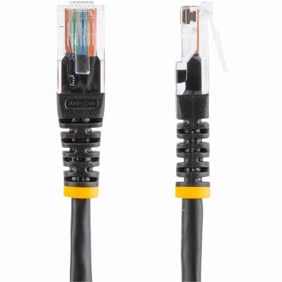 StarTech.com 10ft Black Molded Cat5e UTP Patch Cable — M45PATCH10BK