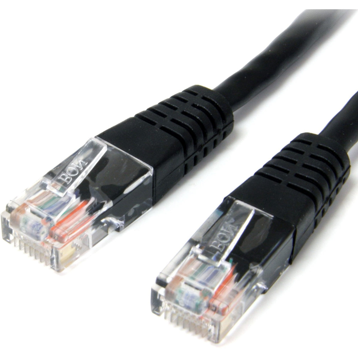 StarTech.com 15 ft Black Molded Cat5e UTP Patch Cable — M45PATCH15BK