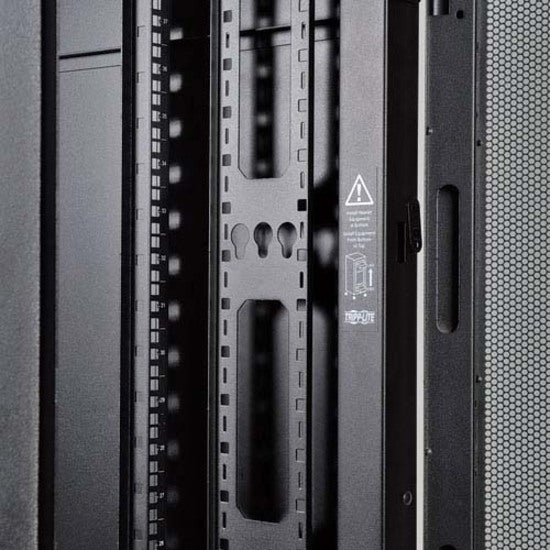Tripp Lite by Eaton 42U SmartRack Shallow-Depth Rack Enclosure Cabinet with doors & side panels — SR42UBSD