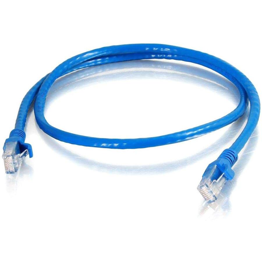 C2G 7ft Cat6 Snagless Unshielded (UTP) Ethernet Cable - Cat6 Network Patch Cable - PoE - TAA Compliant - Blue — 10315