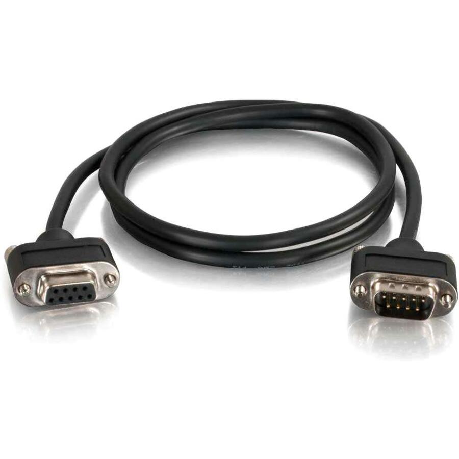 C2G 6ft CMG-Rated DB9 Low Profile Cable M-F — 52157