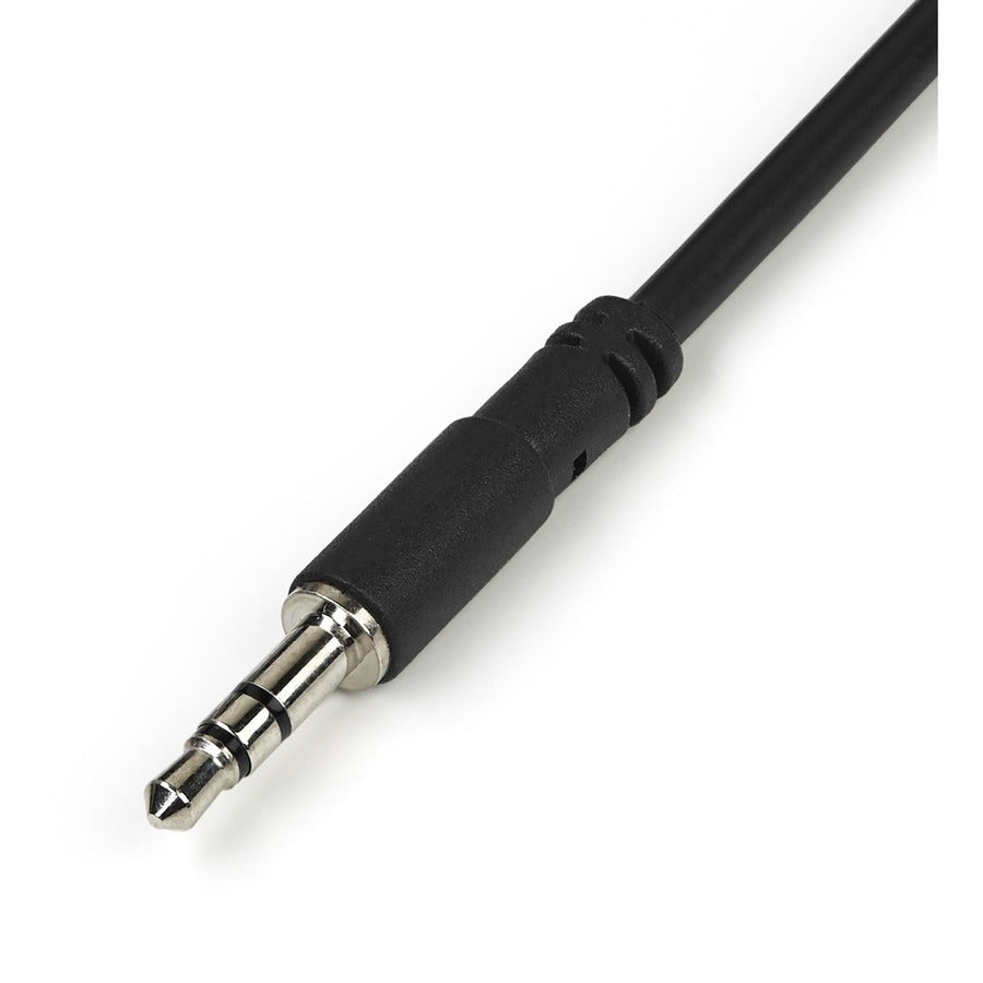 StarTech.com Slim Stereo Splitter Cable - 3.5mm Male to 2x 3.5mm Female — MUY1MFFS