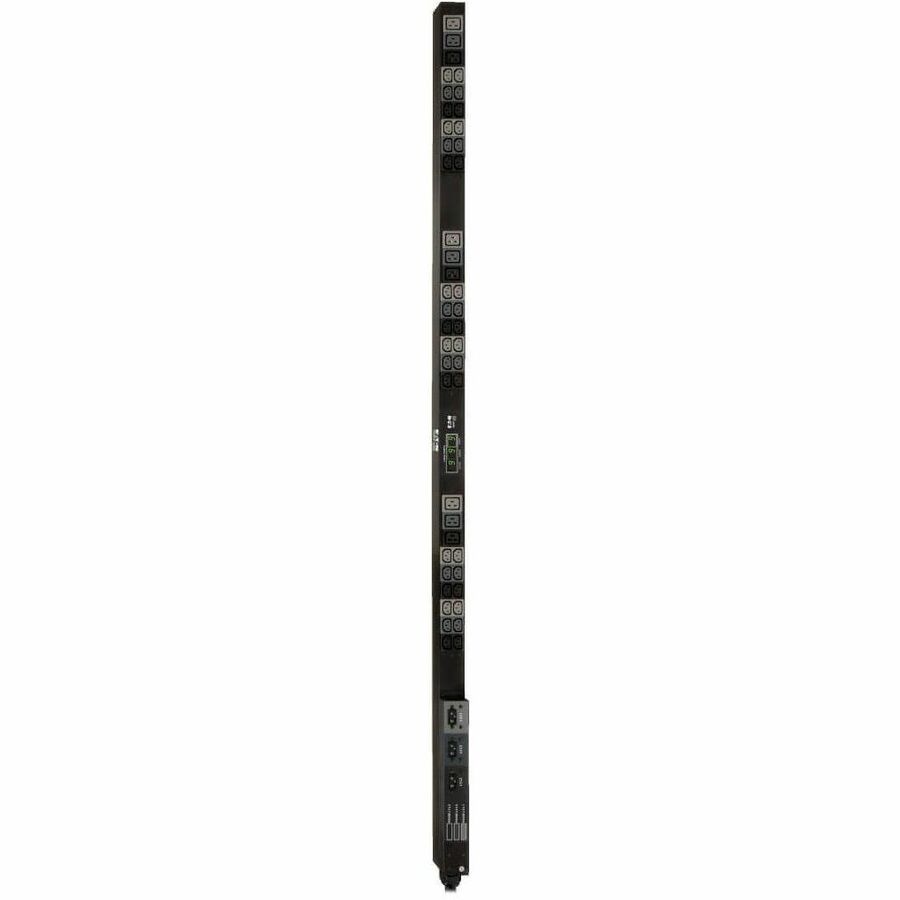 Tripp Lite by Eaton PDU 12.6kW 3-Phase Local Metered PDU 208V Outlets (36 C13 & 9 C19) Hubbell 50A CS8365C 6 ft. (1.83 m) Cord 0U Vertical TAA — PDU3MV6H50