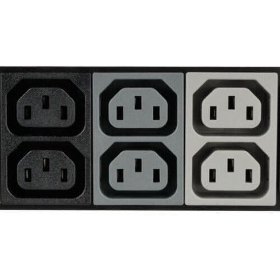 Tripp Lite by Eaton 5.7kW 3-Phase Local Metered PDU, 208/120V Outlets (36 C13, 6 C19, 6 5-15/20R), L21-20P, 6 ft. (1.83 m) Cord, 0U Vertical, TAA — PDU3MV6L2120