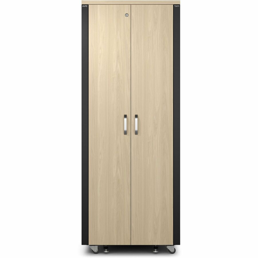 APC by Schneider Electric NetShelter Soundproof, 38U, Server Rack Enclosure, 120V, Maple — AR4038LA
