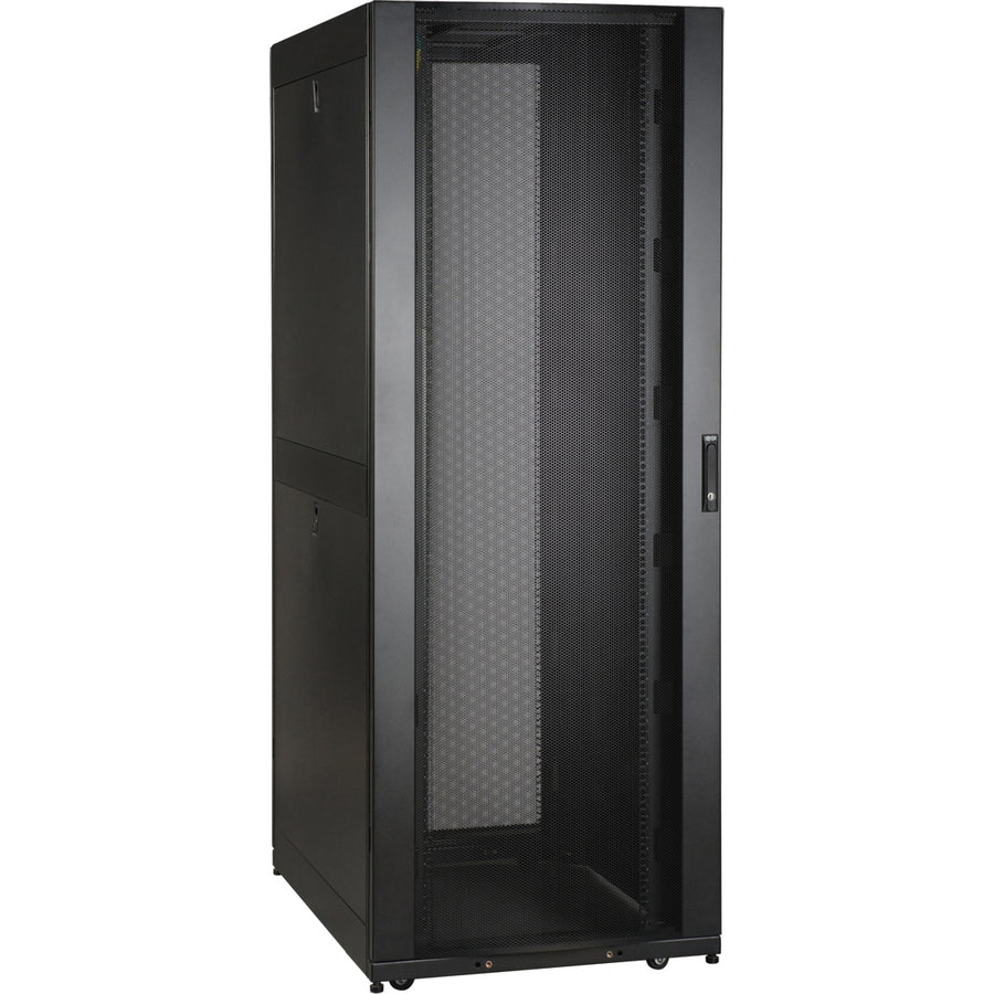 Tripp Lite by Eaton 48U SmartRack Wide Standard-Depth Rack Enclosure Cabinet with doors & side panels — SR48UBWD