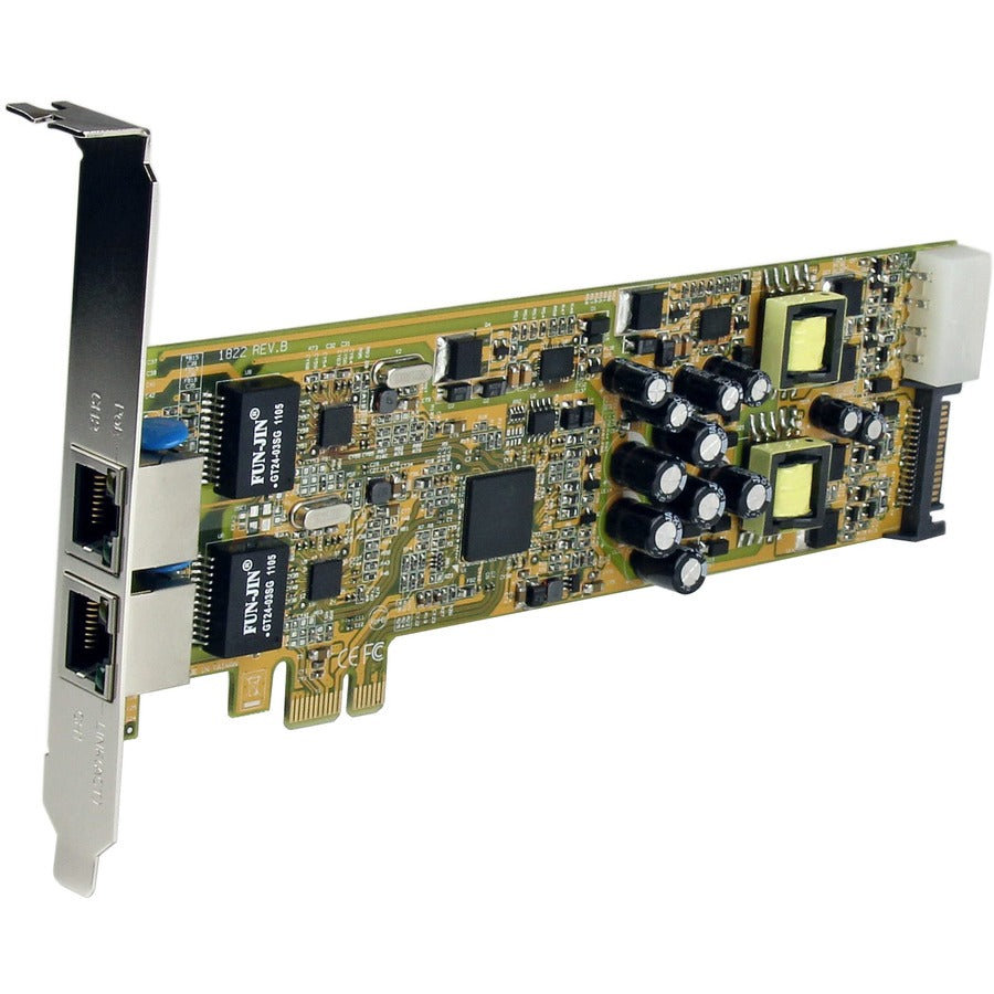 StarTech.com Dual Port PCI Express Gigabit Ethernet PCIe Network Card Adapter - PoE/PSE — ST2000PEXPSE