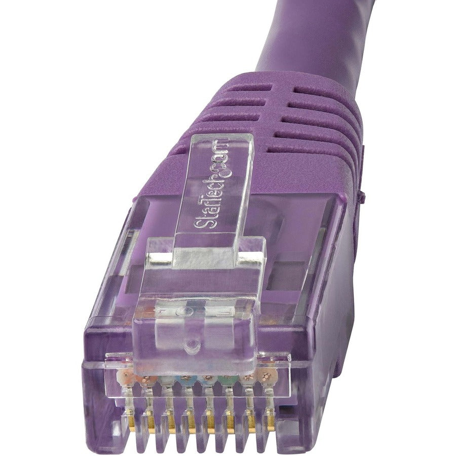 StarTech.com 20ft CAT6 Ethernet Cable - Purple Molded Gigabit - 100W PoE UTP 650MHz - Category 6 Patch Cord UL Certified Wiring/TIA — C6PATCH20PL
