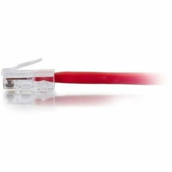 C2G 3ft Cat6 Non-Booted Unshielded (UTP) Ethernet Cable - Cat6 Network Patch Cable - PoE - Red — 04150