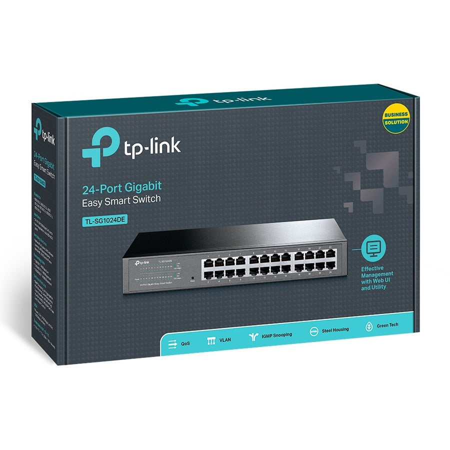 TP-LINK TL-SG1024DE - 24-Port Gigabit Easy Smart Switch — TL-SG1024DE
