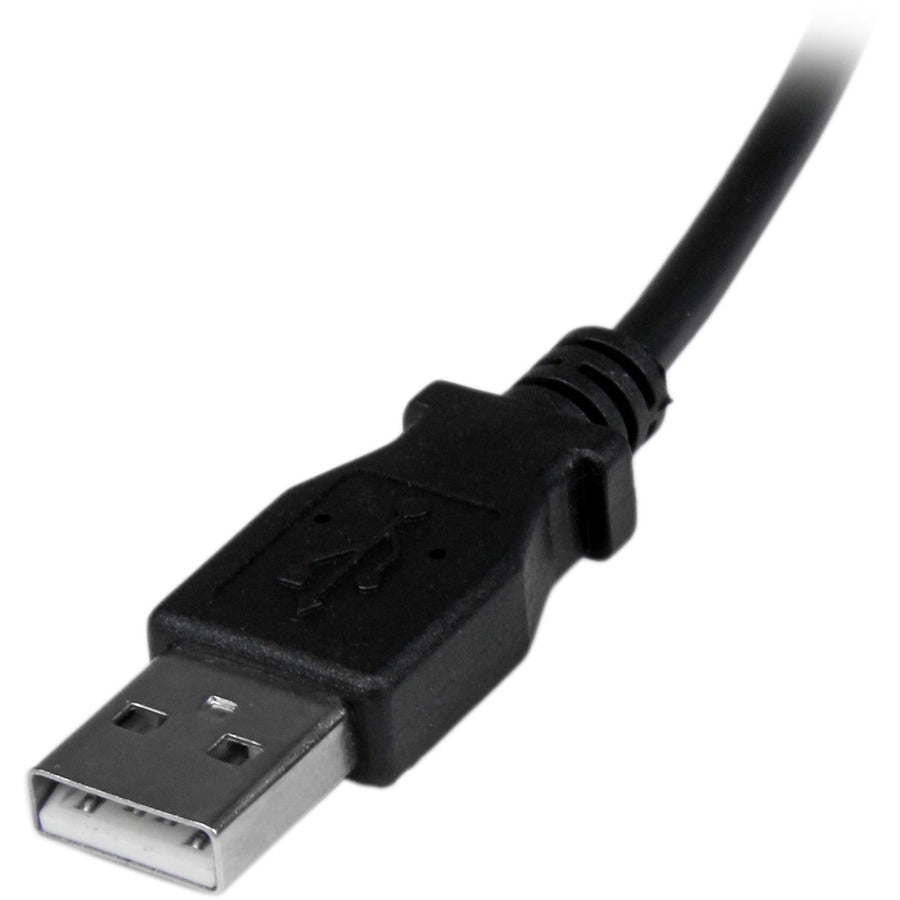 StarTech.com 2m Micro USB Cable - A to Down Angle Micro B — USBAUB2MD
