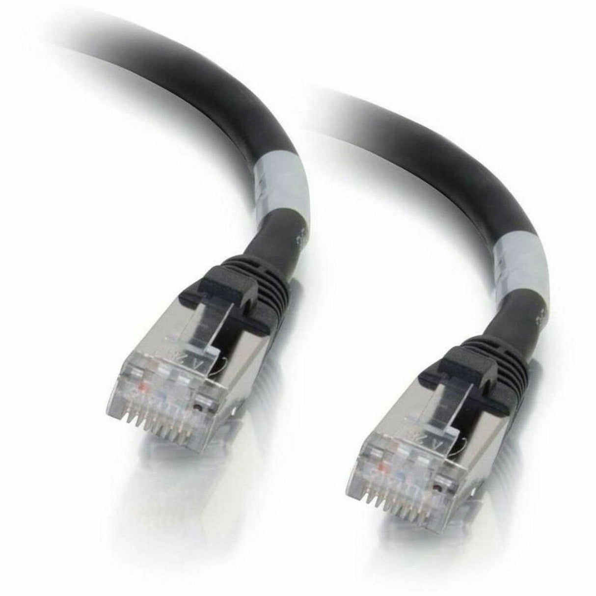 C2G 1ft Cat6 Snagless Shielded (STP) Ethernet Cable - Cat6 Network Patch Cable - Black — 00808