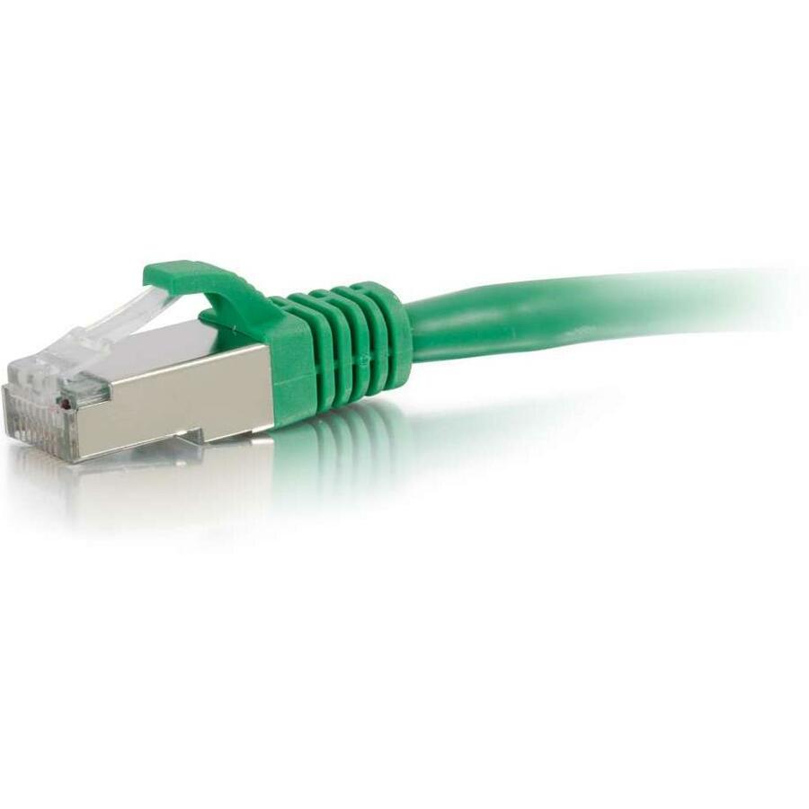 C2G 5ft Cat6 Snagless Shielded (STP) Network Patch Cable - Green — 00829