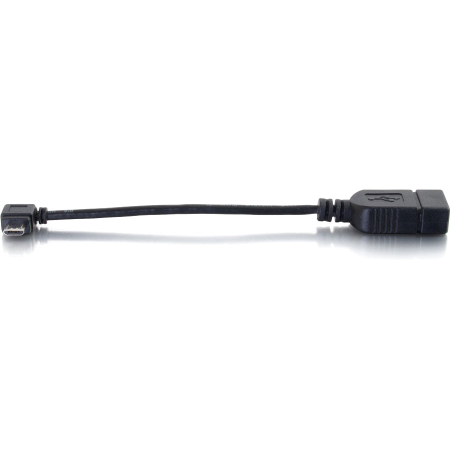 C2G 6in OTG Adapter Cable - USB Mobile Adapter - USB Micro B to A - M/F — 27320