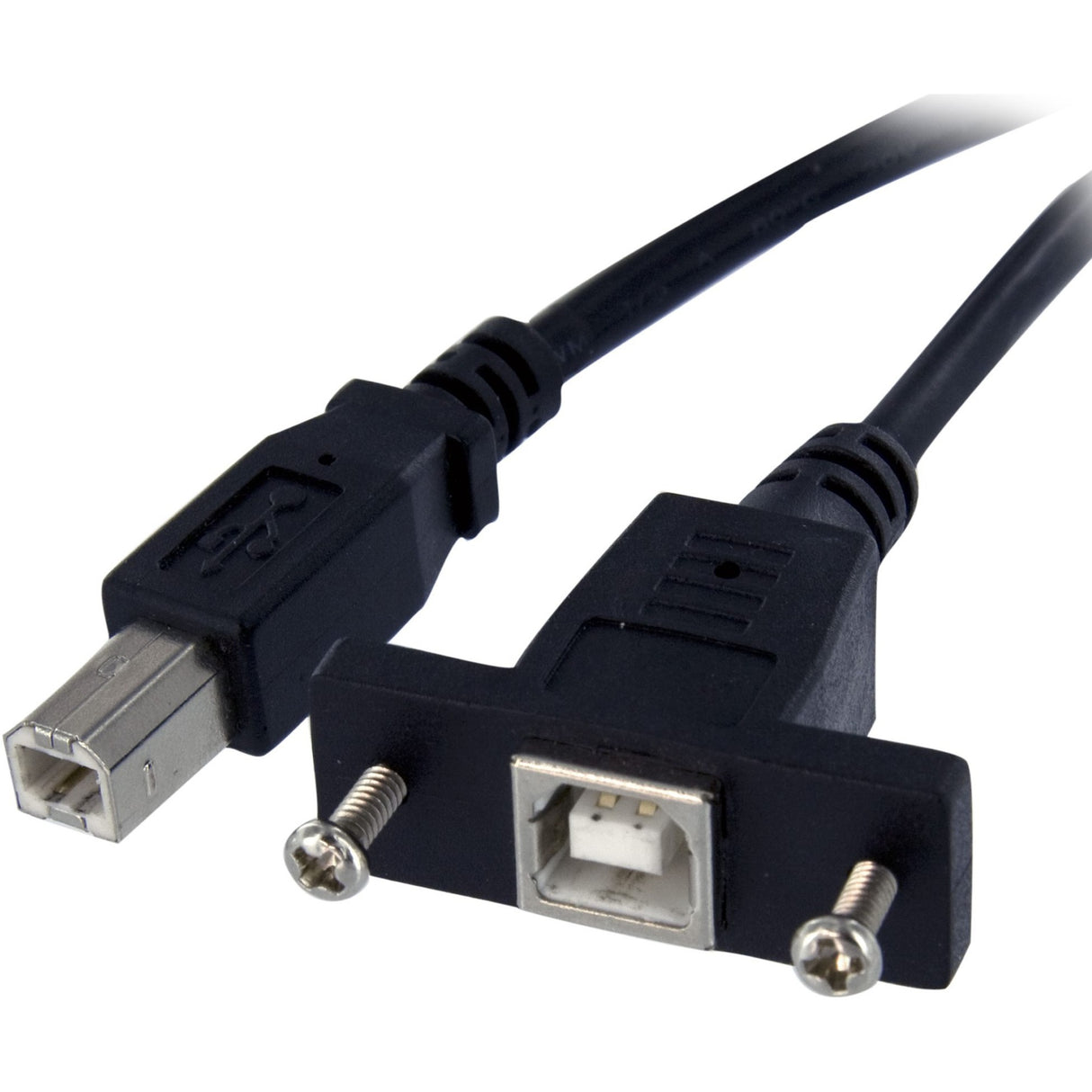 StarTech.com 3 ft Panel Mount USB Cable B to B - F/M — USBPNLBFBM3
