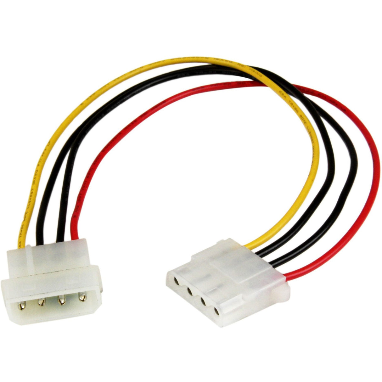 StarTech.com 12in LP4 Power Extension Cable - M/F — LP4POWEXT12
