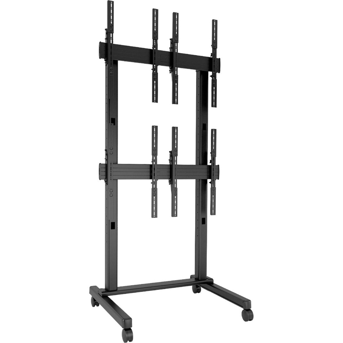 Chief FUSION 2 x 2 Portrait Micro-Adjustable Large Freestanding Video Wall Cart — LVM2X2UP