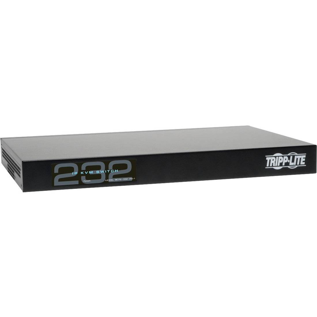 Eaton Tripp Lite Series NetCommander 32-Port Cat5 KVM over IP Switch - 2 Remote + 1 Local User, 16 USB Dongles, 1U Rack-Mount, TAA — B072-032-IP2-K