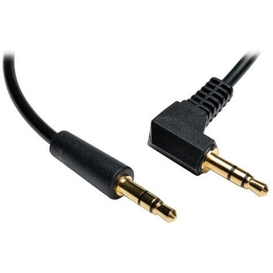 Eaton Tripp Lite Series 3.5mm Mini Stereo Audio Cable with one Right-Angle plug (M/M), 6 ft. (1.83 m) — P312-006-RA