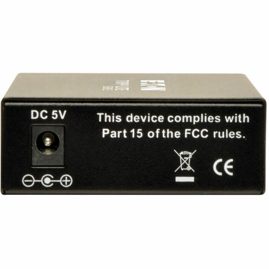 Eaton Tripp Lite Series 10/100/1000 LC Multimode Fiber to Ethernet Media Converter, 550M, 850nm — N785-001-LC-MM