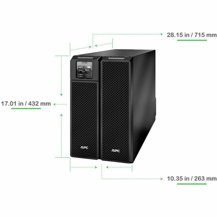 APC by Schneider Electric Smart-UPS SRT 8000VA 208V — SRT8KXLT
