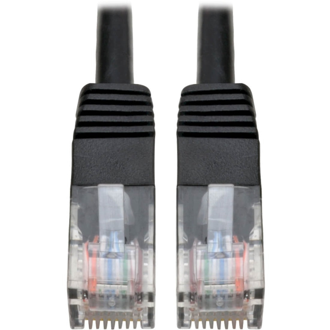 Eaton Tripp Lite Series Cat5e 350 MHz Molded (UTP) Ethernet Cable (RJ45 M/M), PoE - Black, 12 ft. (3.66 m) — N002-012-BK